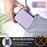 Style 008 Kickstand Phone Cover for iPhone 11 , PU Leather+TPU RFID Blocking Anti-drop Shell with Wrist Strap - Purple - 5