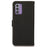 KHAZNEH For Nokia G42 Phone Case Drop Protection Genuine Cow Leather Phone Cover Stand RFID Blocking Wallet - Black - 7