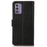 KHAZNEH For Nokia G42 Phone Case Wallet RFID Blocking Stand Litchi Texture Genuine Cow Leather Cover - Black - 7