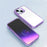 For iPhone 15 Plus HD Clear Case Anti-Scratch Smartphone Shell TPU+PC Phone Cover - Purple - 5