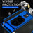 For Google Pixel 8 Electroplating TPU Phone Case Ring Kickstand Anti-drop Cover - Blue - 2