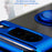 For Google Pixel 8 Electroplating TPU Phone Case Ring Kickstand Anti-drop Cover - Blue - 3