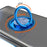 For Google Pixel 8 Electroplating TPU Phone Case Ring Kickstand Anti-drop Cover - Blue - 7