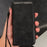 For Google Pixel Fold Phone Cover PU Leather Stand Wallet Imprinted Triangle Cell Phone Case Shell - Black - 5