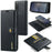 DG.MING Detachable Magnetic Phone Case for Sony Xperia 10 V Shockproof Split Leather Wallet Phone Cover - Black - 1