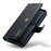 DG.MING Detachable Magnetic Phone Case for Sony Xperia 10 V Shockproof Split Leather Wallet Phone Cover - Black - 6