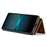 DG.MING M1 Series For Sony Xperia 1 V Magnetic Wallet Phone Case Anti-Drop Kickstand PC+TPU+PU Phone Cover - Brown - 2