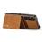 DG.MING M1 Series For Sony Xperia 1 V Magnetic Wallet Phone Case Anti-Drop Kickstand PC+TPU+PU Phone Cover - Brown - 3
