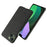 For iPhone 15 Plus Anti-collision Hard PC+Cloth Phone Cover Shell Protective Mobile Phone Case - Black - 2