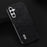 ABEEL For Samsung Galaxy A54 5G Leather Coated TPU+PC Case Litchi Texture Retro Phone Back Cover - Black - 2