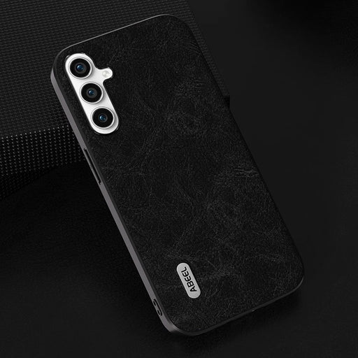 ABEEL For Samsung Galaxy A54 5G Protective Phone Cover Litchi Texture PU Leather+PC+TPU Case - Black - 2