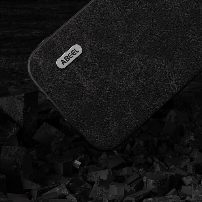 ABEEL For Samsung Galaxy A54 5G Protective Phone Cover Litchi Texture PU Leather+PC+TPU Case - Black - 3