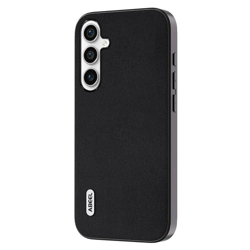 ABEEL For Samsung Galaxy A54 5G Protective Cover Nappa Texture Genuine Cow Leather+PC+TPU Phone Case - Black - 1