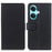 For OnePlus Nord CE3 5G Phone Cover PU Leather Shell Stand Wallet Textured Cell Phone Case - Black - 1