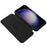 Carbon Fiber Texture Shell for Samsung Galaxy S23 FE , Card Holder Case Phone Leather Stand Cover - Black - 2