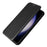 Carbon Fiber Texture Shell for Samsung Galaxy S23 FE , Card Holder Case Phone Leather Stand Cover - Black - 5