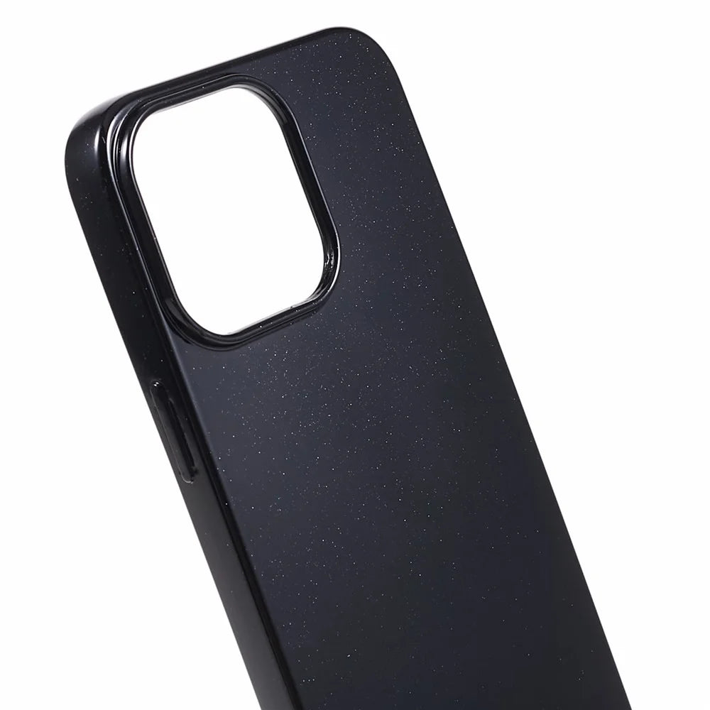 MERCURY GOOSPERY For iPhone 15 Pro Soft TPU Protective Cover Sparkly Glitter Phone Case - Black - 7