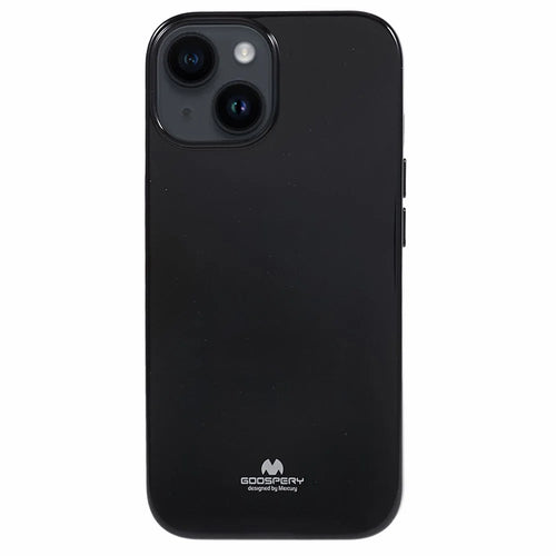 MERCURY GOOSPERY For iPhone 15 Soft TPU Anti-scratch Cover Glitter Design Phone Case - Black - 1