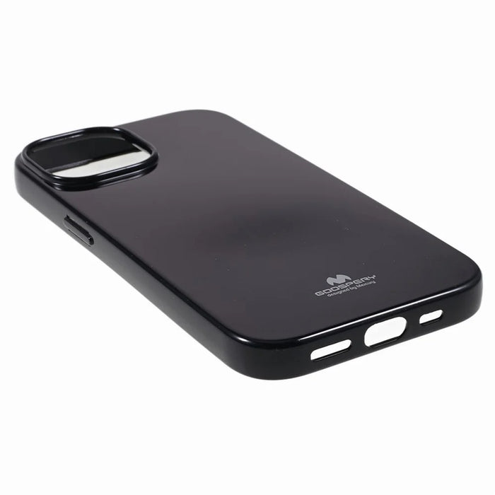 MERCURY GOOSPERY For iPhone 15 Soft TPU Anti-scratch Cover Glitter Design Phone Case - Black - 5
