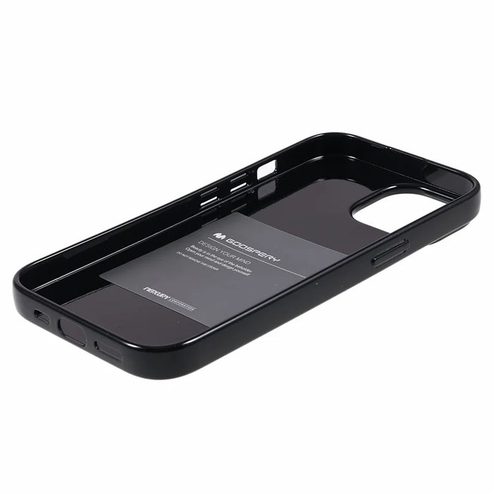 MERCURY GOOSPERY For iPhone 15 Soft TPU Anti-scratch Cover Glitter Design Phone Case - Black - 6