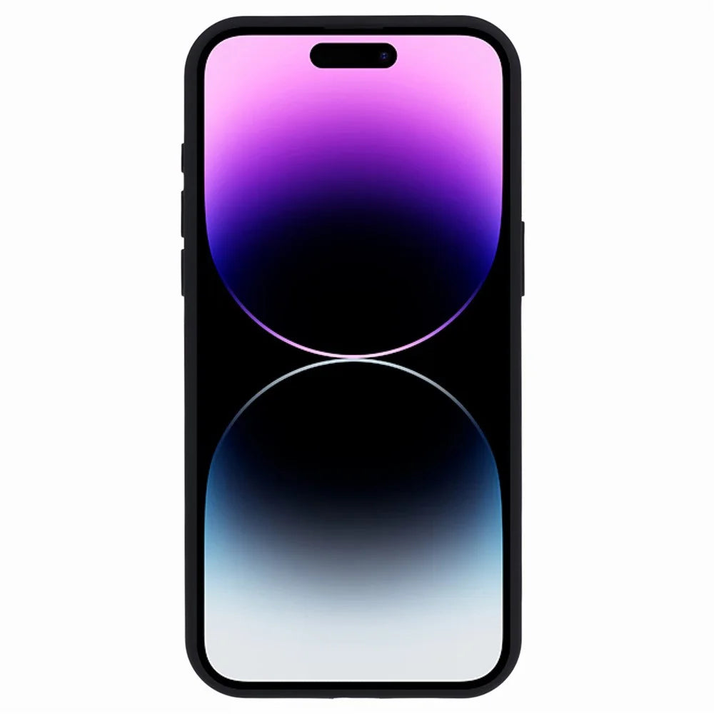 MERCURY GOOSPERY For iPhone 15 Pro Max Liquid Silicone Phone Case Soft Anti-Scratch Lining Phone Cover - Black - 2