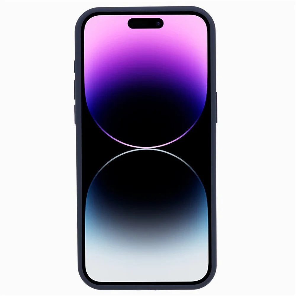 MERCURY GOOSPERY For iPhone 15 Pro Phone Case Soft Touch Liquid Silicone Back Cover - Dark Blue - 2