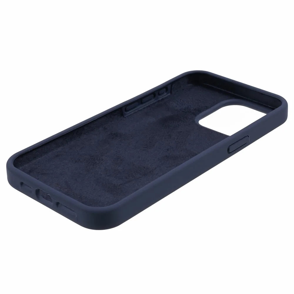 MERCURY GOOSPERY For iPhone 15 Pro Phone Case Soft Touch Liquid Silicone Back Cover - Dark Blue - 6