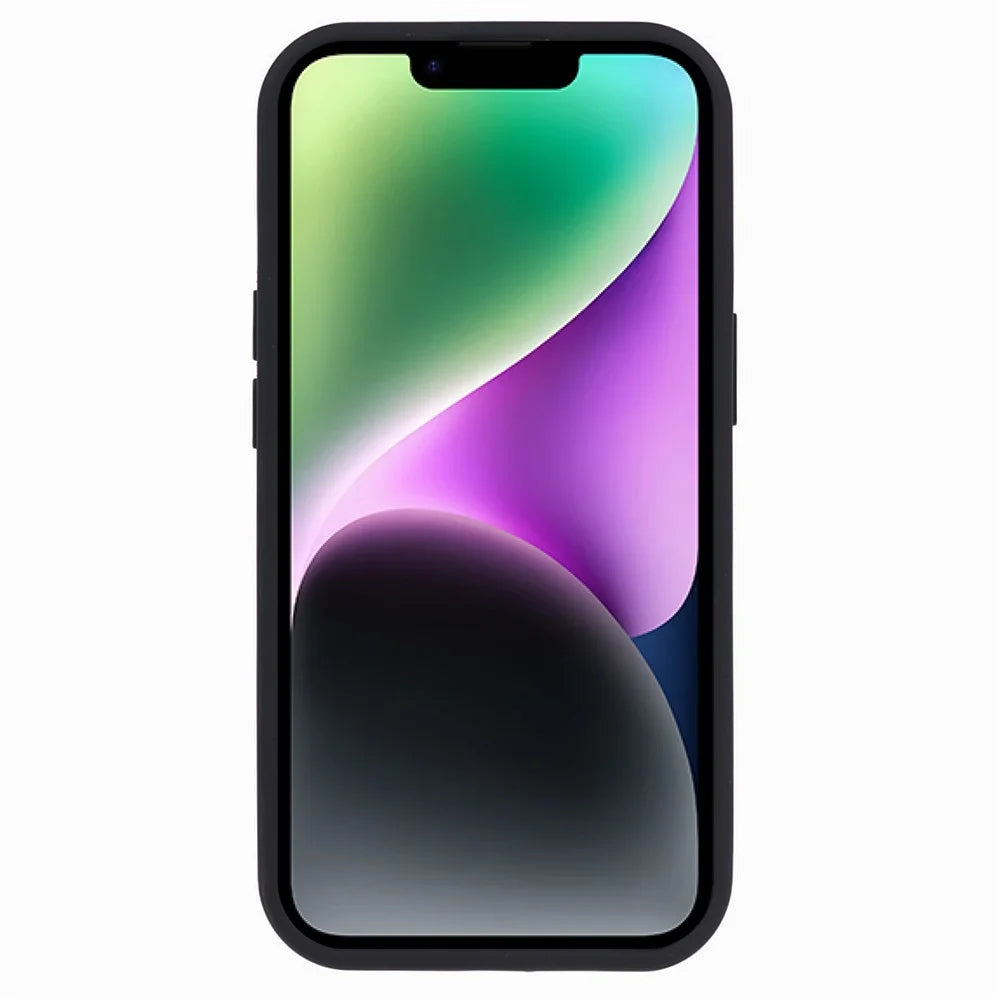 MERCURY GOOSPERY For iPhone 15 Soft Liquid Silicone Phone Case Drop-proof Back Cover - Black - 2