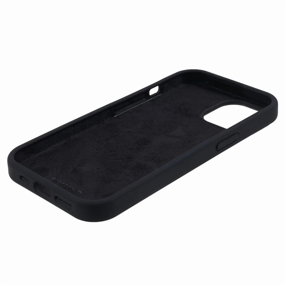 MERCURY GOOSPERY For iPhone 15 Soft Liquid Silicone Phone Case Drop-proof Back Cover - Black - 6