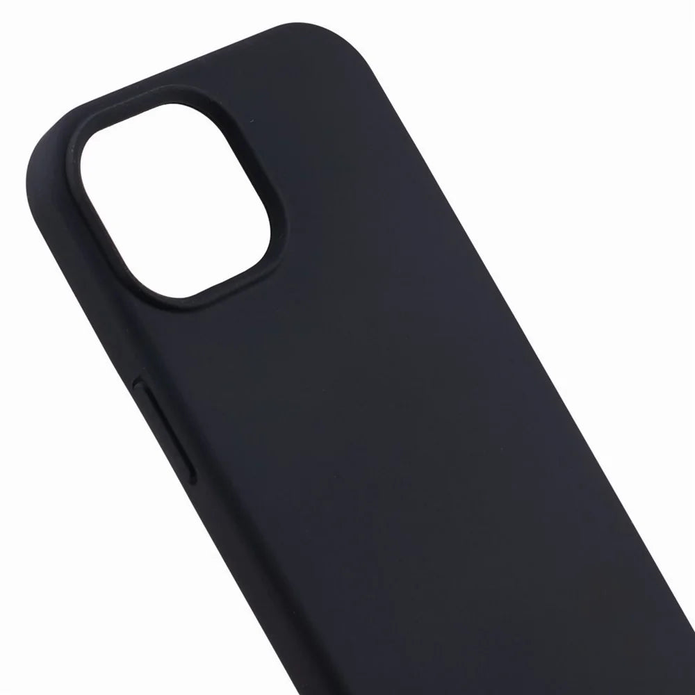 MERCURY GOOSPERY For iPhone 15 Soft Liquid Silicone Phone Case Drop-proof Back Cover - Black - 7