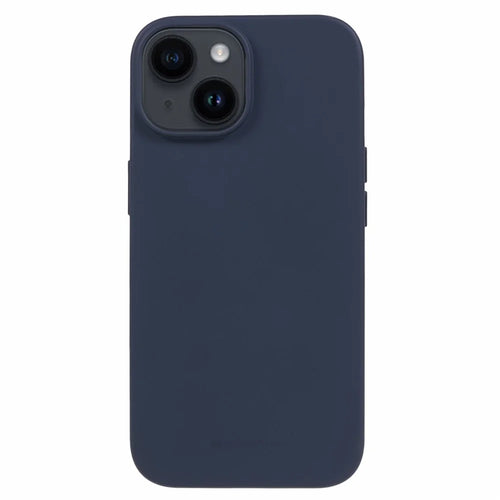 MERCURY GOOSPERY SOFT FEELING Series Matte Phone Case for iPhone 15 Soft TPU Anti-drop Back Cover - Blue - 1