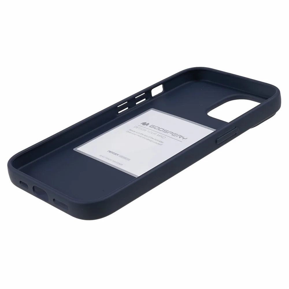 MERCURY GOOSPERY SOFT FEELING Series Matte Phone Case for iPhone 15 Soft TPU Anti-drop Back Cover - Blue - 6