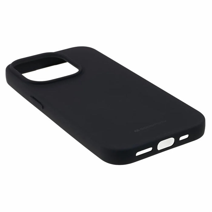 MERCURY GOOSPERY SOFT FEELING Series For iPhone 15 Pro Soft TPU Phone Case Matte Anti-scratch Cover - Black - 5