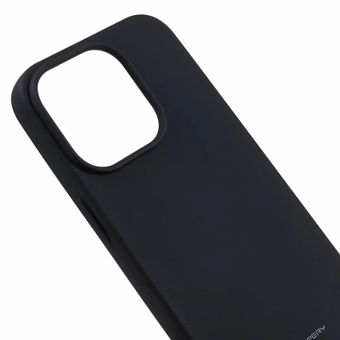 MERCURY GOOSPERY SOFT FEELING Series For iPhone 15 Pro Soft TPU Phone Case Matte Anti-scratch Cover - Black - 7