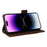 For iPhone 15 Plus Litchi Texture PU Leather Wallet Case Drop Protection Stand Phone Cover with Strap - Brown - 3
