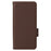 For iPhone 15 Plus Litchi Texture PU Leather Wallet Case Drop Protection Stand Phone Cover with Strap - Brown - 5