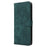 For iPhone 15 Pro Wallet Phone Case RFID Blocking PU Leather Anti-fall Stand Cover with Strap - Green - 6
