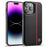LC.IMEEKE For iPhone 15 Pro Max Carbon Fiber Texture Phone Case PU Leather+TPU+EVA Anti-scratch Cover - 5
