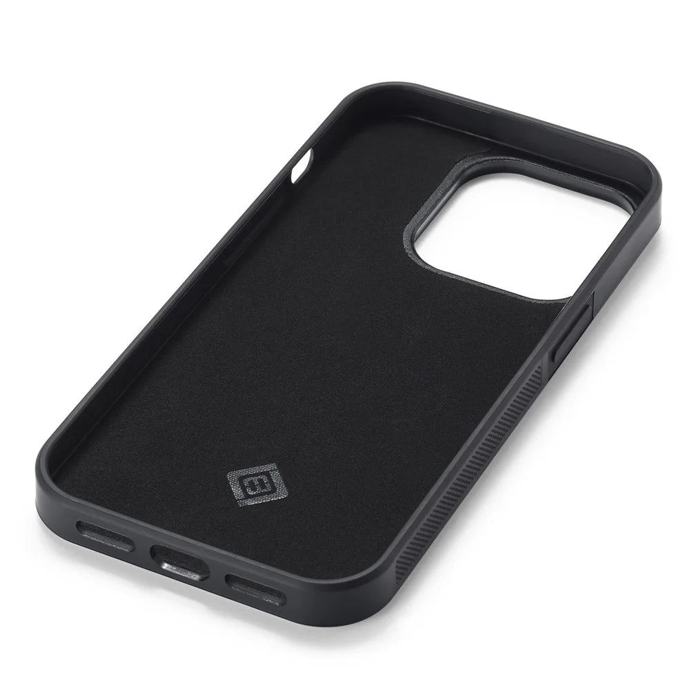 LC.IMEEKE For iPhone 15 Pro Carbon Fiber Texture PU Leather+TPU+EVA Cover Drop-proof Phone Case - 4