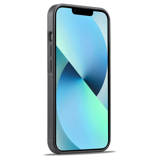 LC.IMEEKE For iPhone 15 Carbon Fiber Texture Shockproof Phone Case PU Leather+TPU+EVA Back Cover - 2