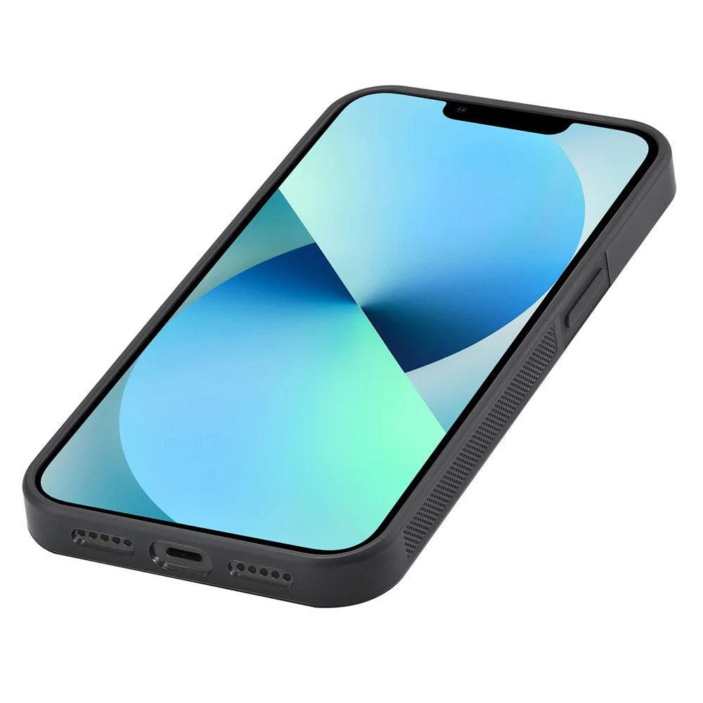 LC.IMEEKE For iPhone 15 Carbon Fiber Texture Shockproof Phone Case PU Leather+TPU+EVA Back Cover - 4