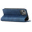 LC.IMEEKE Magnetic Phone Case for iPhone 15 , Microfiber Leather Stand Wallet Cover - Blue - 3