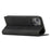LC.IMEEKE Cell Phone Case for iPhone 15 Plus , Stand Wallet Magnetic Closure Microfiber Leather Phone Cover - Black - 4