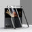 Clear Phone Case for Samsung Galaxy Z Fold5 5G , Hard PC Phone Electroplating Shockproof Cover - Silver - 2