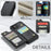 For iPhone 11 Phone Case CASEME C22 Leather Back Cover with RFID Blocking Card Slots - Black - 7