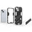For iPhone 15 Drop Protection Phone Case PC+TPU Back Cover with Kickstand - Green - 3