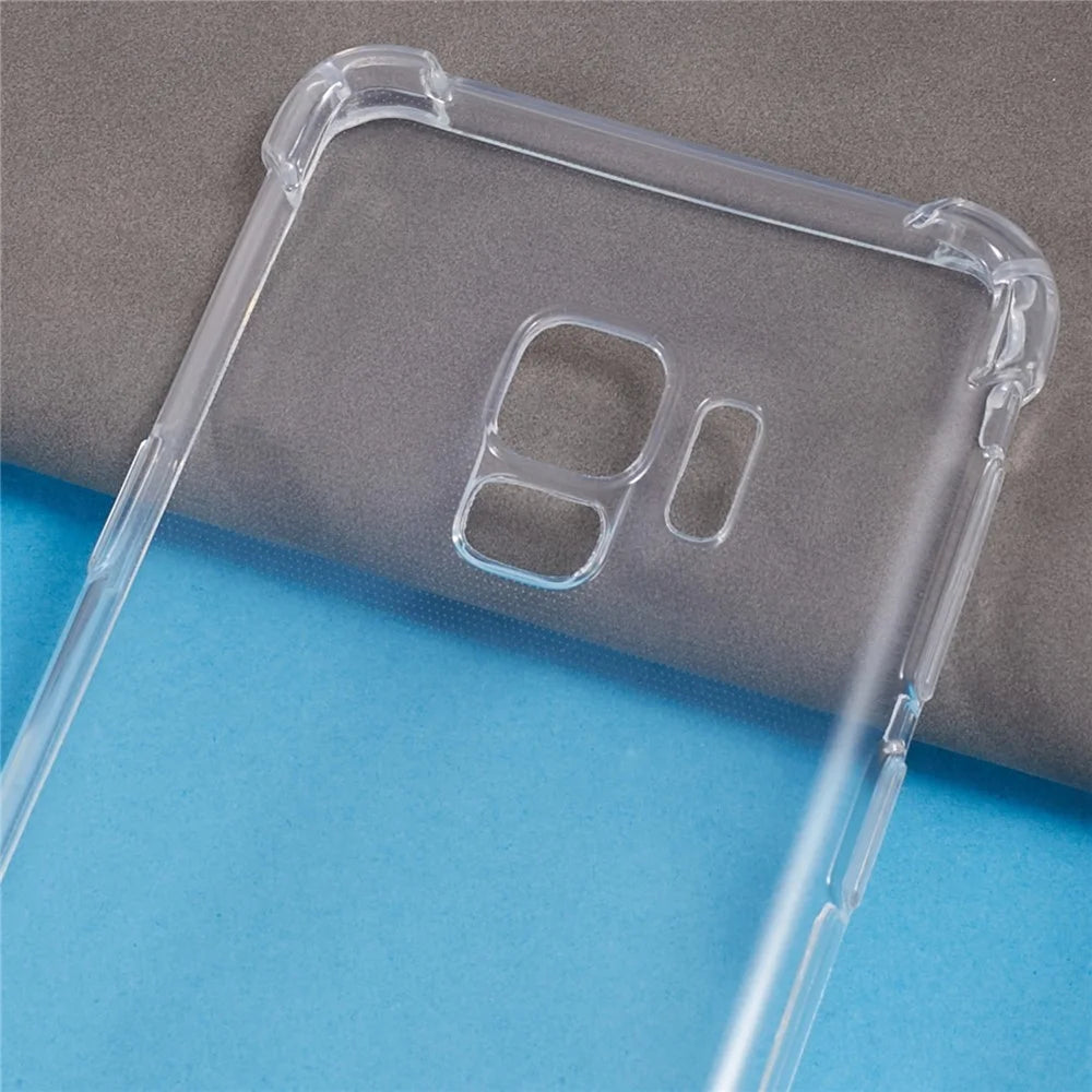 1.5mm Transparent TPU Phone Case for Samsung Galaxy S9 , Four Corner Anti-Drop Phone Cover - 4