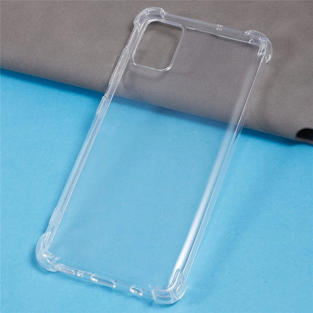 For Samsung Galaxy A51 4G SM-A515 Anti-Drop Phone Case 1.5mm Transparent TPU Phone Cover - 3