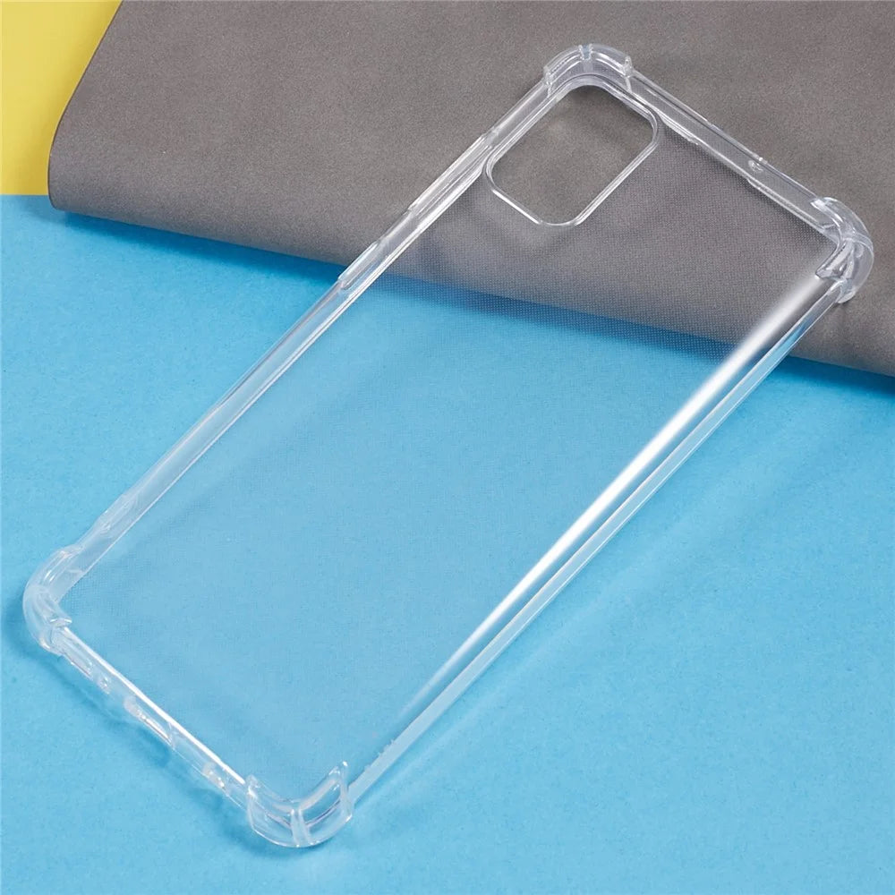 For Samsung Galaxy A51 4G SM-A515 Anti-Drop Phone Case 1.5mm Transparent TPU Phone Cover - 6