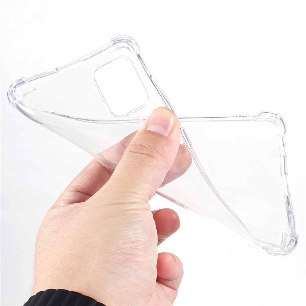 For Samsung Galaxy A51 4G SM-A515 Anti-Drop Phone Case 1.5mm Transparent TPU Phone Cover - 7